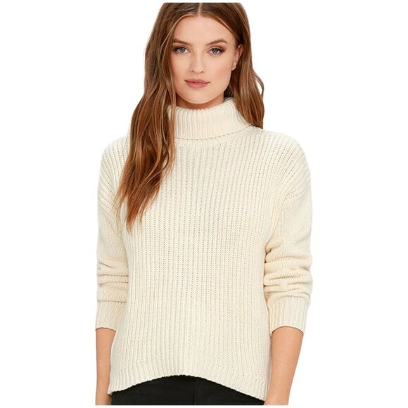 Rhythm Snowflake Turtleneck Sweater - Picture 1 of 10